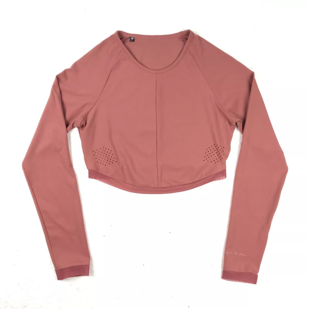 NWT Gymshark x Whitney Simmons V1 Long Sleeve Moab Long Sleeve Crop Top - Picture 3 of 15